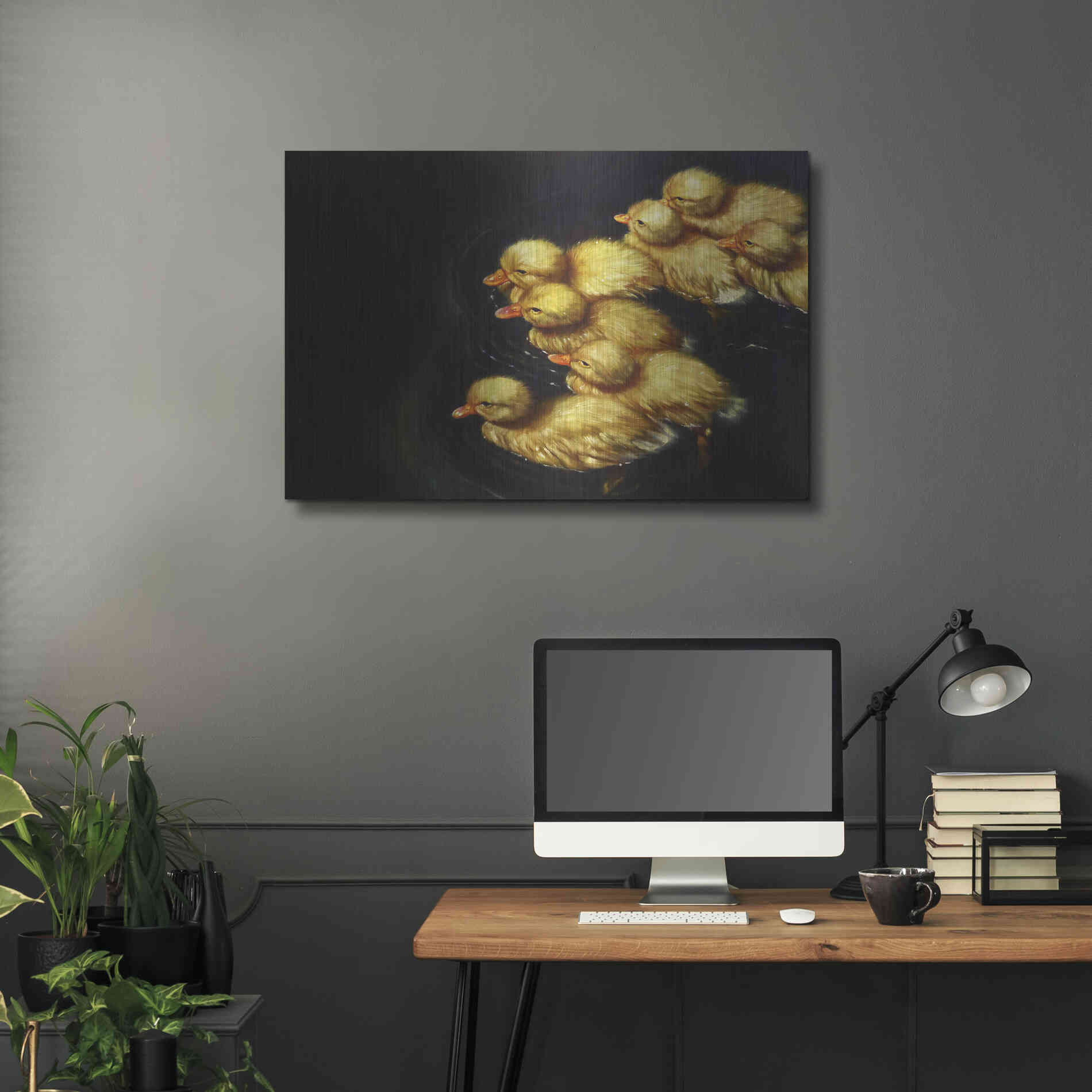 Luxe Metal Art 'Crossing' by Lucia Heffernan, Metal Wall Art,36x24