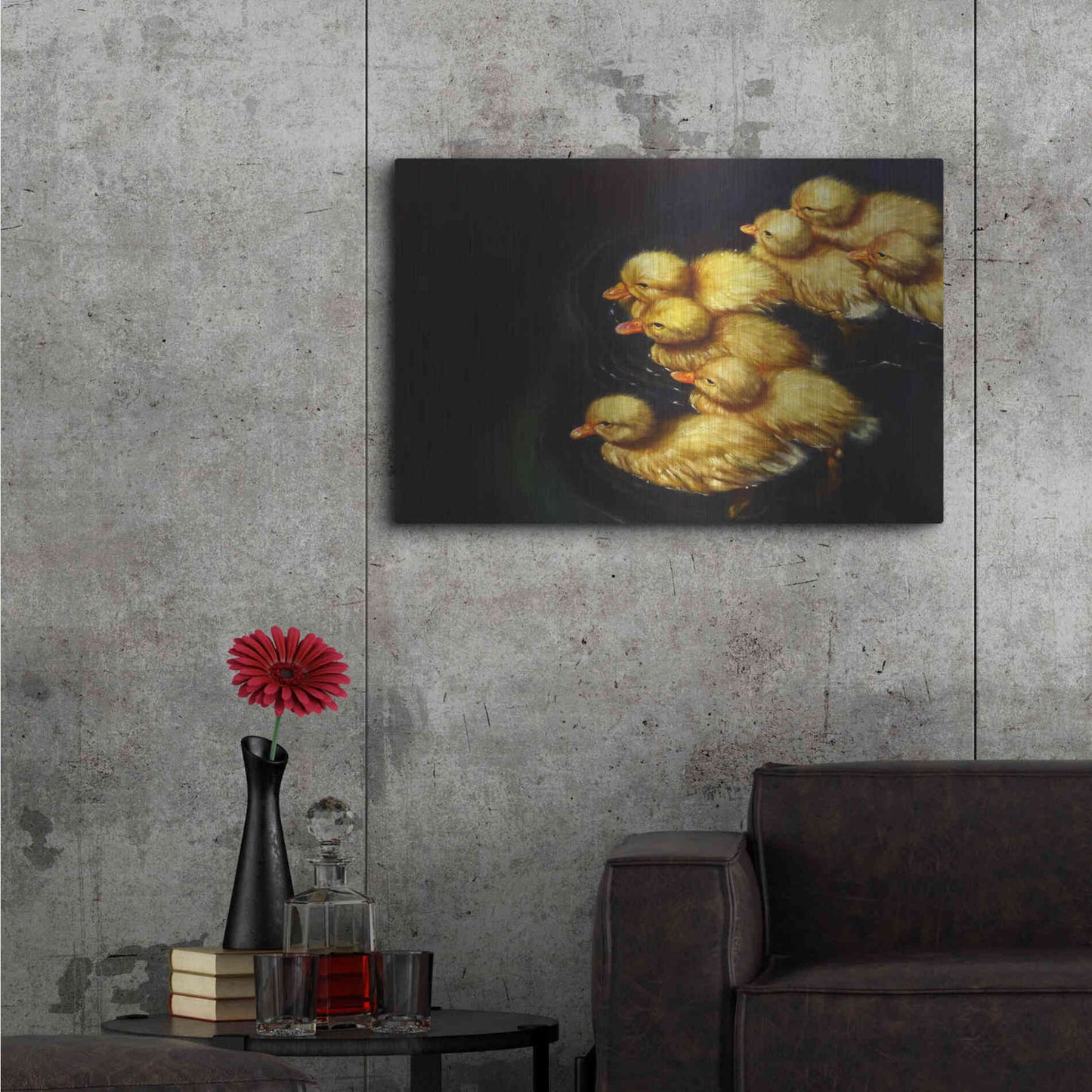 Luxe Metal Art 'Crossing' by Lucia Heffernan, Metal Wall Art,36x24