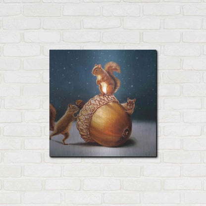 Luxe Metal Art 'The Big Find' by Lucia Heffernan, Metal Wall Art,24x24