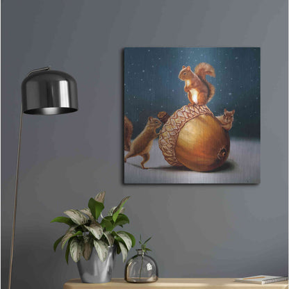 Luxe Metal Art 'The Big Find' by Lucia Heffernan, Metal Wall Art,24x24