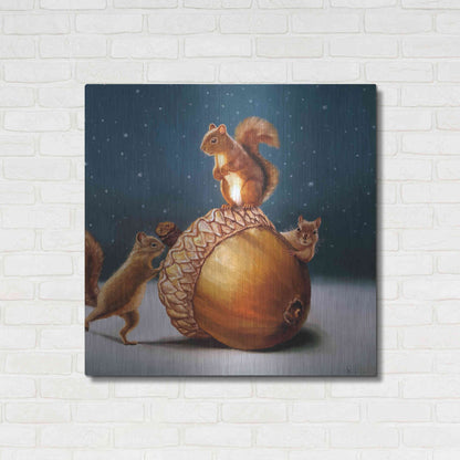 Luxe Metal Art 'The Big Find' by Lucia Heffernan, Metal Wall Art,36x36