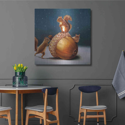 Luxe Metal Art 'The Big Find' by Lucia Heffernan, Metal Wall Art,36x36