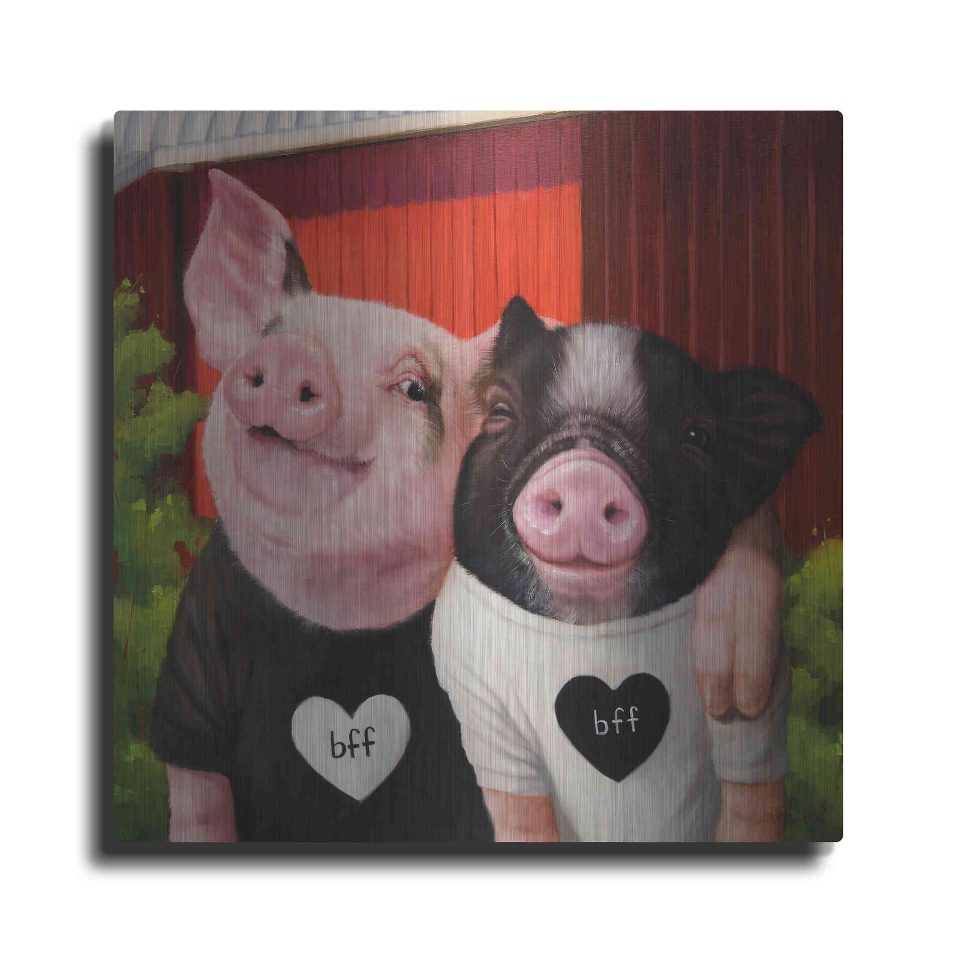 Luxe Metal Art 'BFF' by Lucia Heffernan, Metal Wall Art