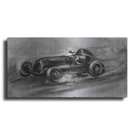 Luxe Metal Art 'Inverted Le Mans 1935' by Ethan Harper, Metal Wall Art