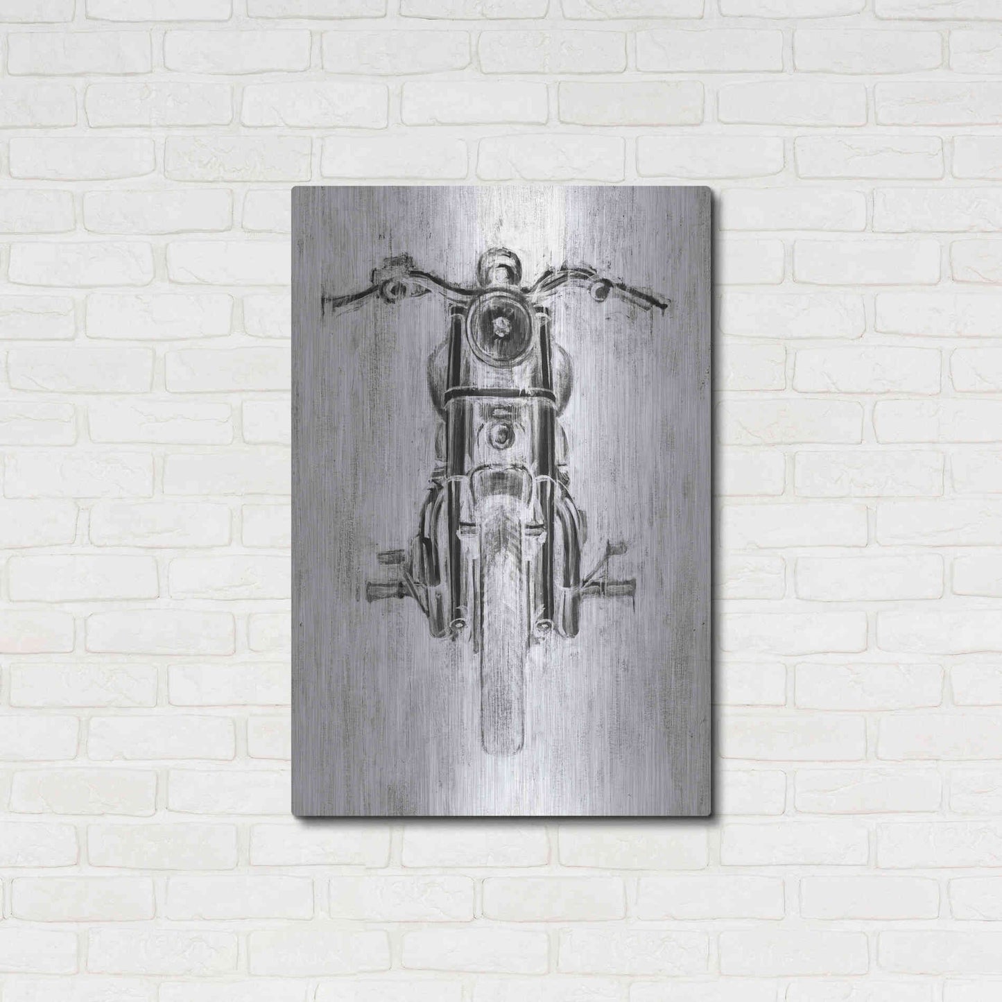 Luxe Metal Art 'Steel Horse II' by Ethan Harper, Metal Wall Art,24x36