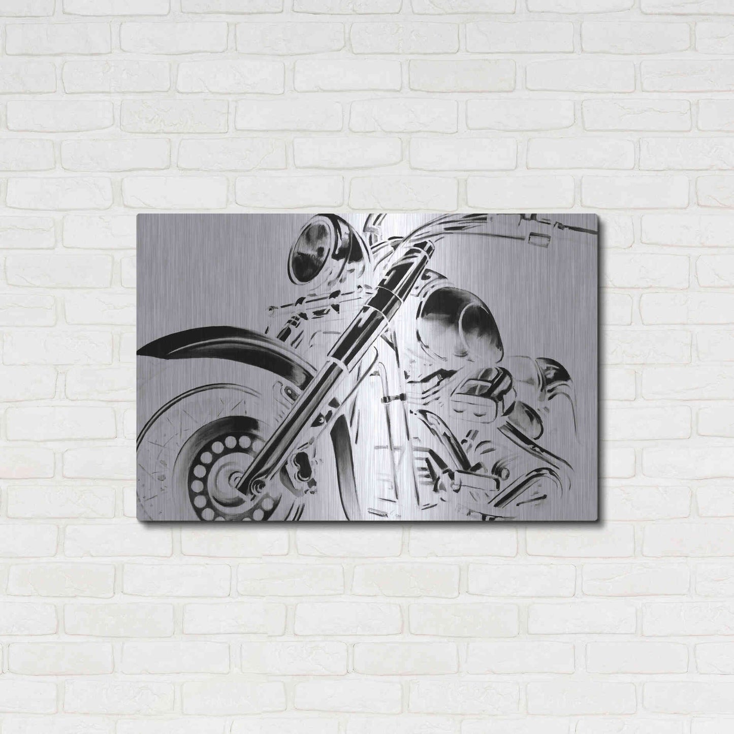 Luxe Metal Art 'Classic Hogs II' by Ethan Harper, Metal Wall Art,36x24