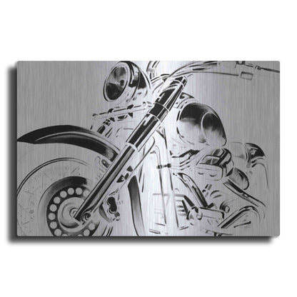 Luxe Metal Art 'Classic Hogs II' by Ethan Harper, Metal Wall Art