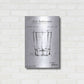 Luxe Metal Art 'Barware Blueprint I' by Ethan Harper, Metal Wall Art,16x24