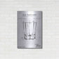 Luxe Metal Art 'Barware Blueprint I' by Ethan Harper, Metal Wall Art,24x36