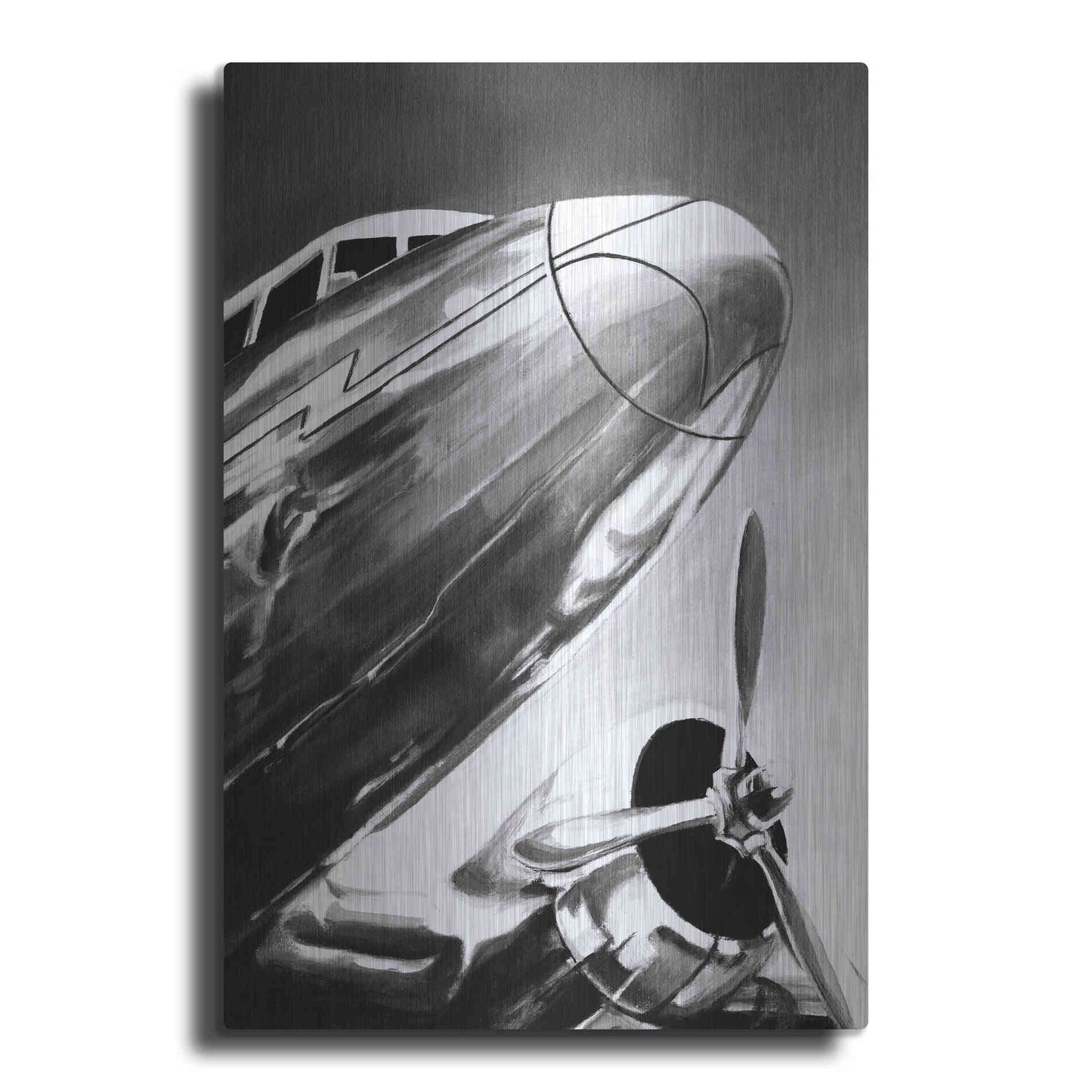 Luxe Metal Art 'Aviation Icon I' by Ethan Harper, Metal Wall Art