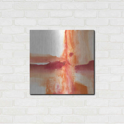 Luxe Metal Art 'Inner Glow I' by Chris Paschke, Metal Wall Art,24x24