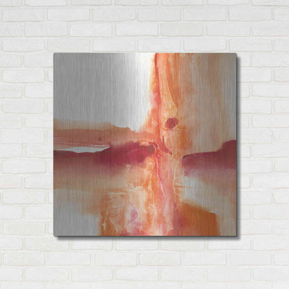 Luxe Metal Art 'Inner Glow I' by Chris Paschke, Metal Wall Art,36x36