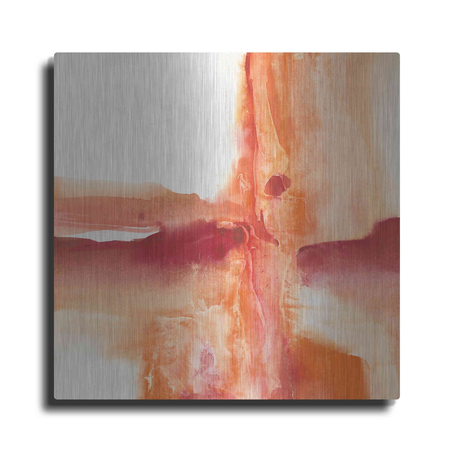 Luxe Metal Art 'Inner Glow I' by Chris Paschke, Metal Wall Art