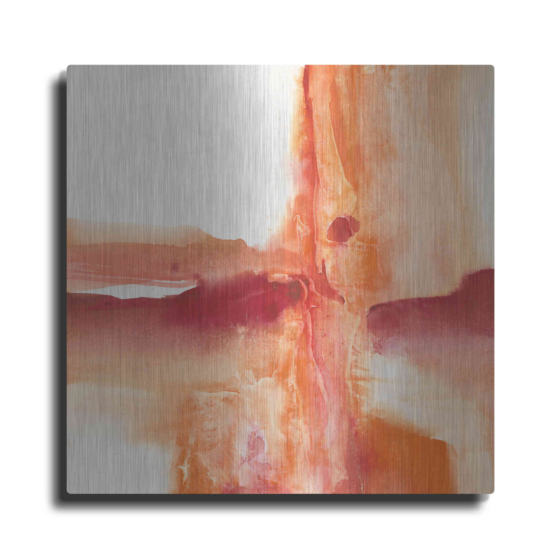 Luxe Metal Art 'Inner Glow I' by Chris Paschke, Metal Wall Art
