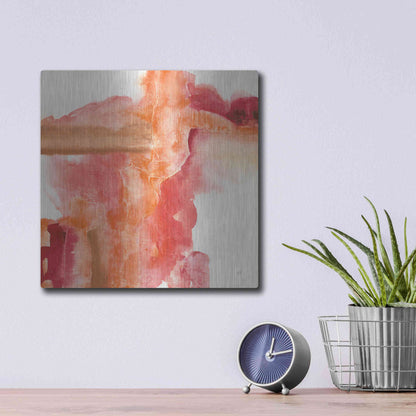 Luxe Metal Art 'Inner Glow III' by Chris Paschke, Metal Wall Art,12x12