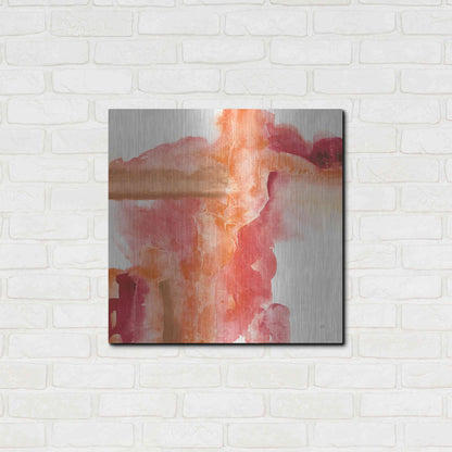 Luxe Metal Art 'Inner Glow III' by Chris Paschke, Metal Wall Art,24x24