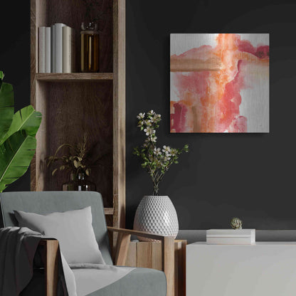 Luxe Metal Art 'Inner Glow III' by Chris Paschke, Metal Wall Art,24x24