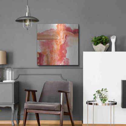 Luxe Metal Art 'Inner Glow III' by Chris Paschke, Metal Wall Art,24x24