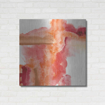 Luxe Metal Art 'Inner Glow III' by Chris Paschke, Metal Wall Art,36x36