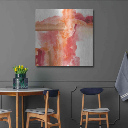 Luxe Metal Art 'Inner Glow III' by Chris Paschke, Metal Wall Art,36x36