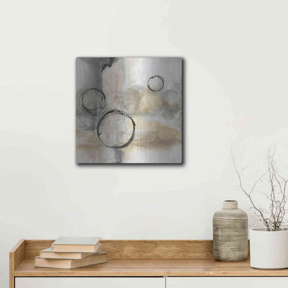 Luxe Metal Art 'Full Circle I' by Chris Paschke, Metal Wall Art,12x12
