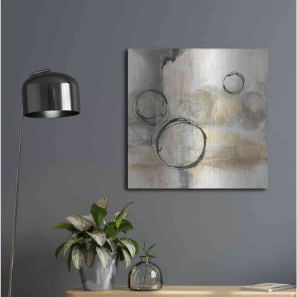 Luxe Metal Art 'Full Circle I' by Chris Paschke, Metal Wall Art,24x24