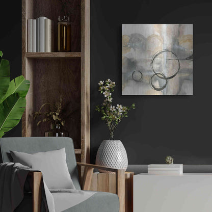 Luxe Metal Art 'Full Circle II' by Chris Paschke, Metal Wall Art,24x24