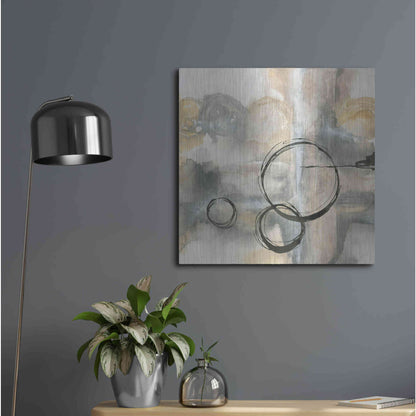 Luxe Metal Art 'Full Circle II' by Chris Paschke, Metal Wall Art,24x24