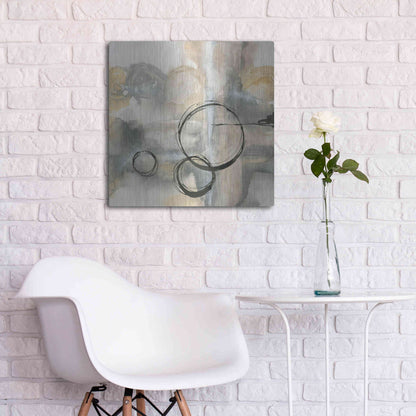 Luxe Metal Art 'Full Circle II' by Chris Paschke, Metal Wall Art,24x24