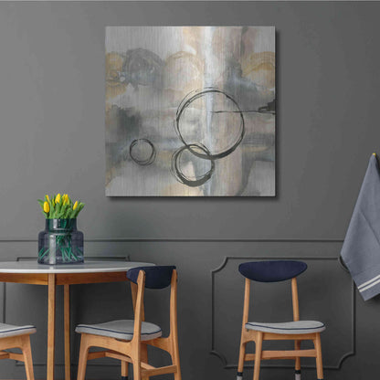Luxe Metal Art 'Full Circle II' by Chris Paschke, Metal Wall Art,36x36