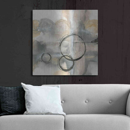 Luxe Metal Art 'Full Circle II' by Chris Paschke, Metal Wall Art,36x36