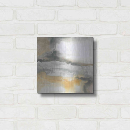 Luxe Metal Art 'Minerals I' by Chris Paschke, Metal Wall Art,12x12