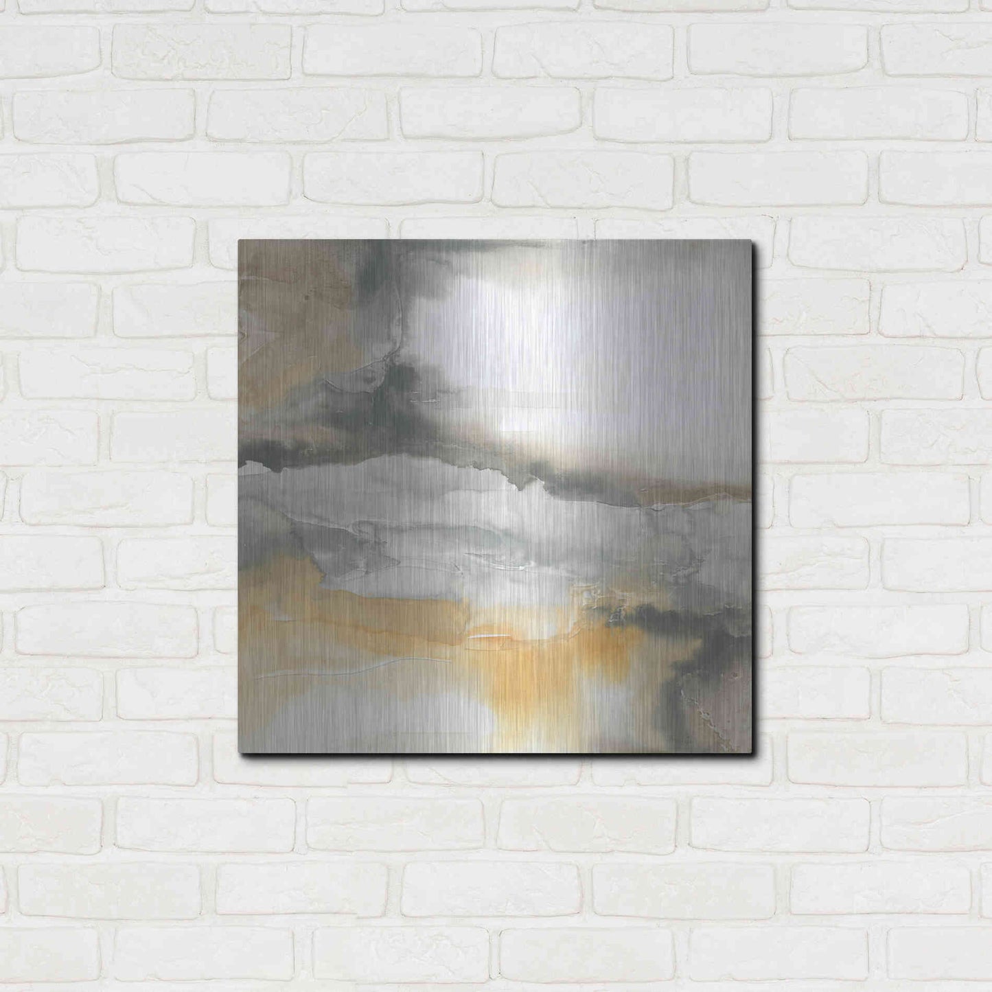 Luxe Metal Art 'Minerals I' by Chris Paschke, Metal Wall Art,24x24