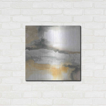 Luxe Metal Art 'Minerals I' by Chris Paschke, Metal Wall Art,24x24