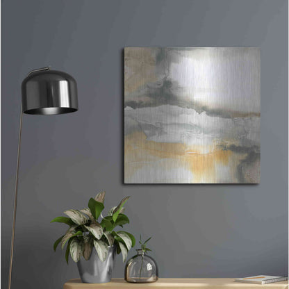 Luxe Metal Art 'Minerals I' by Chris Paschke, Metal Wall Art,24x24
