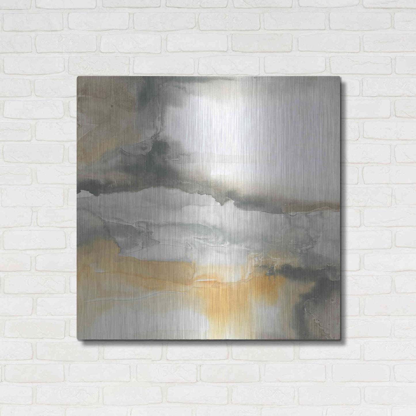 Luxe Metal Art 'Minerals I' by Chris Paschke, Metal Wall Art,36x36