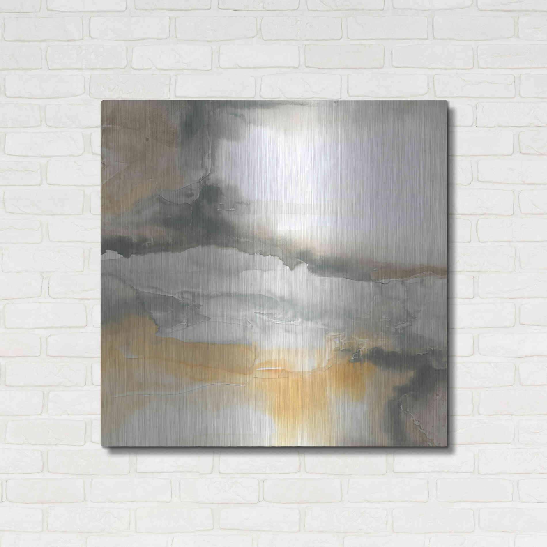 Luxe Metal Art 'Minerals I' by Chris Paschke, Metal Wall Art,36x36