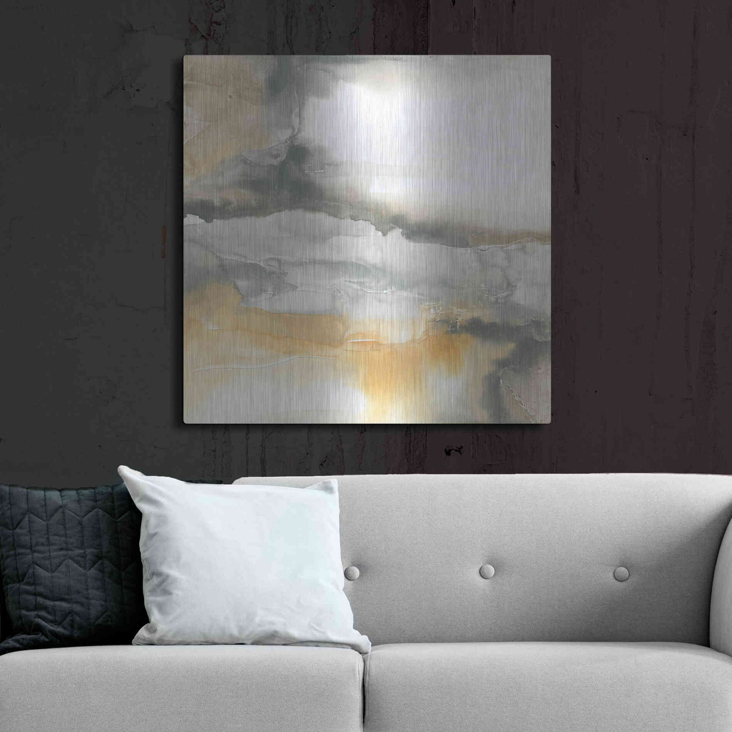Luxe Metal Art 'Minerals I' by Chris Paschke, Metal Wall Art,36x36