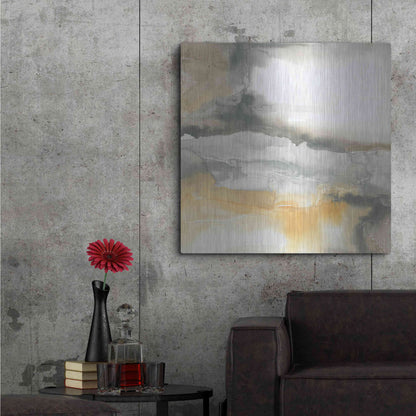Luxe Metal Art 'Minerals I' by Chris Paschke, Metal Wall Art,36x36