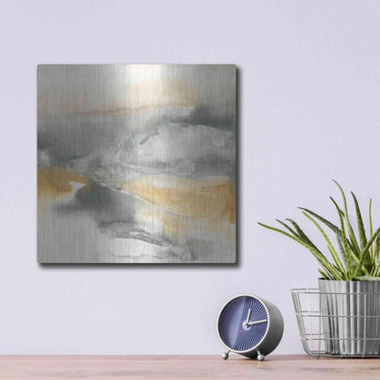 Luxe Metal Art 'Minerals II' by Chris Paschke, Metal Wall Art,12x12