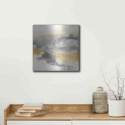 Luxe Metal Art 'Minerals II' by Chris Paschke, Metal Wall Art,12x12