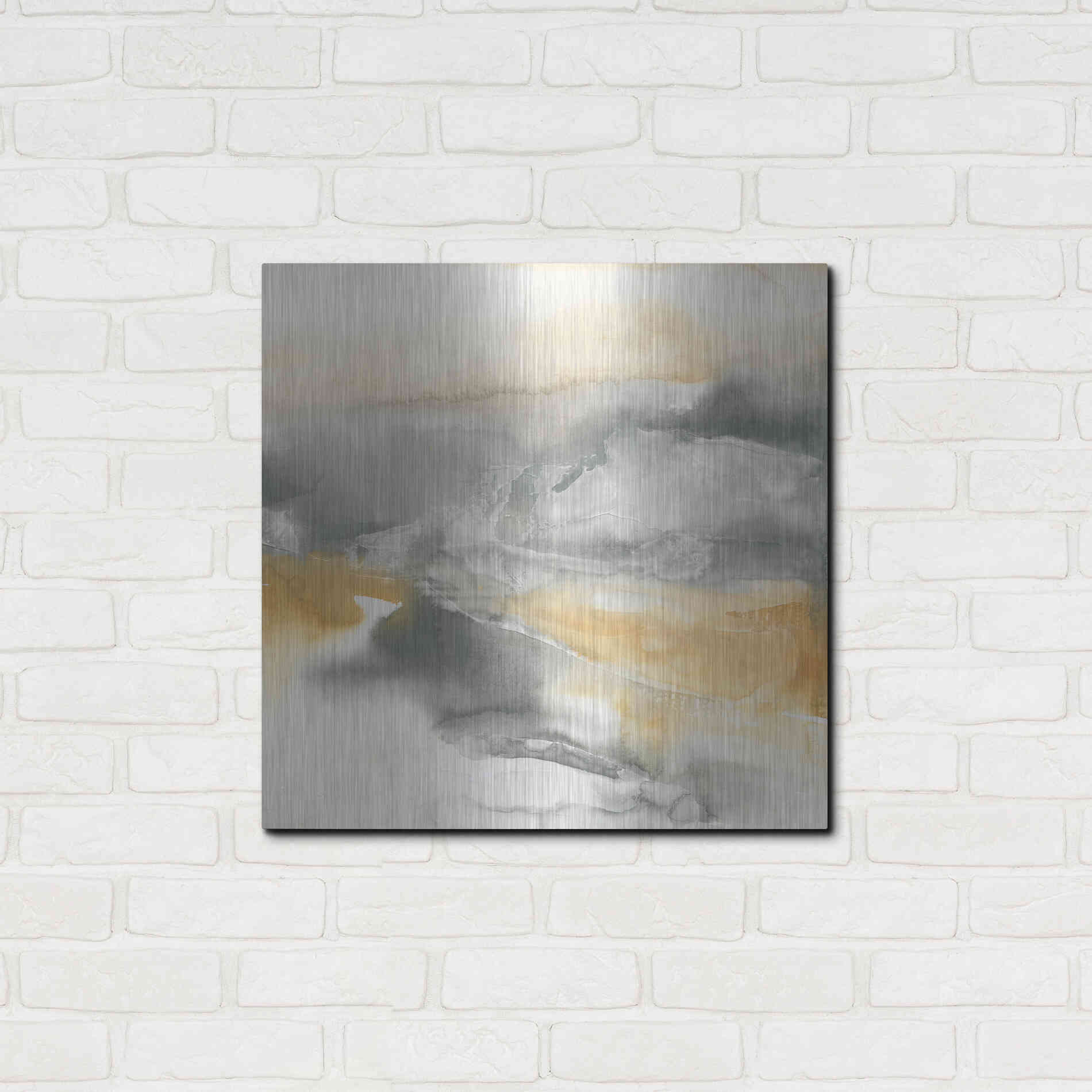 Luxe Metal Art 'Minerals II' by Chris Paschke, Metal Wall Art,24x24