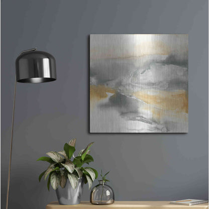 Luxe Metal Art 'Minerals II' by Chris Paschke, Metal Wall Art,24x24