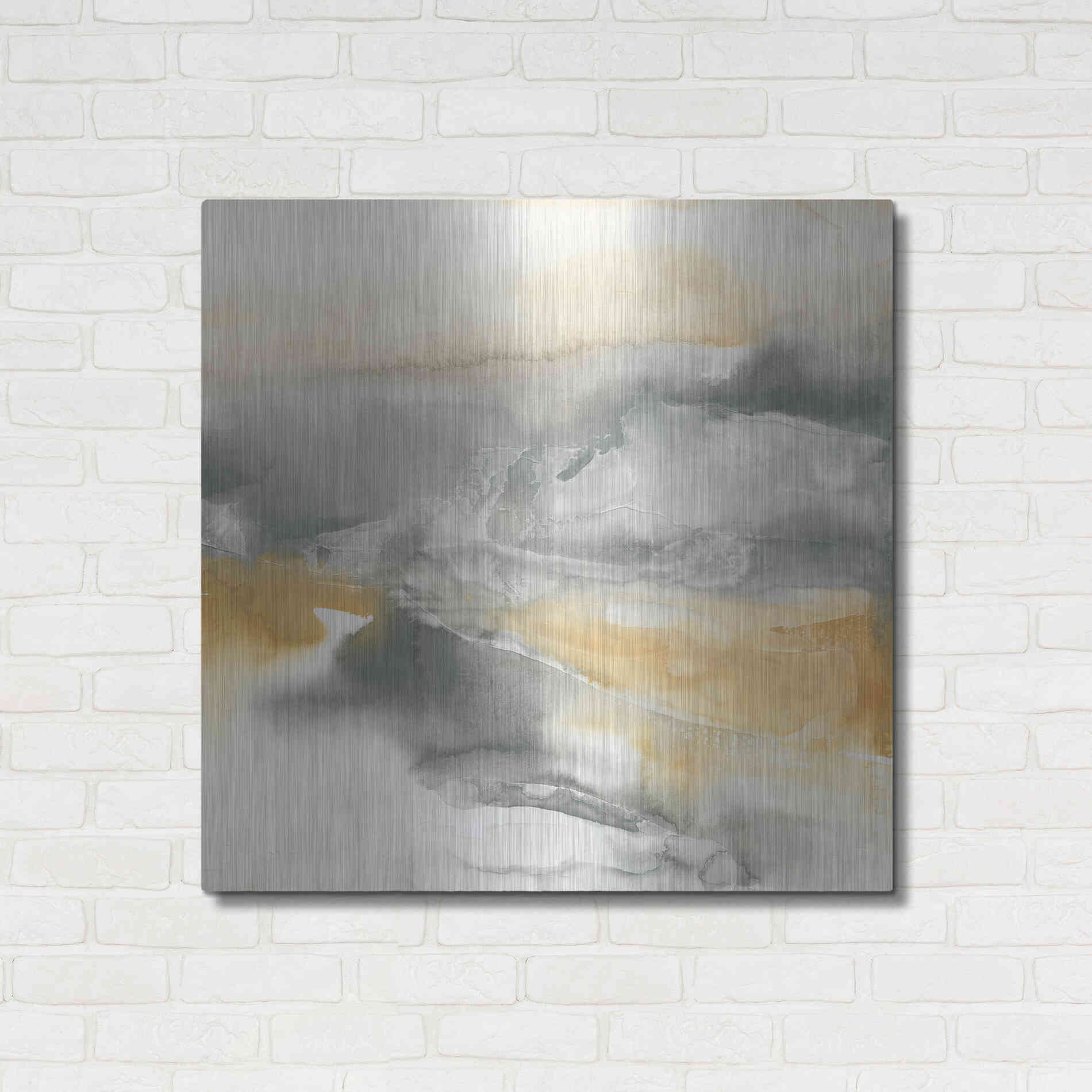Luxe Metal Art 'Minerals II' by Chris Paschke, Metal Wall Art,36x36