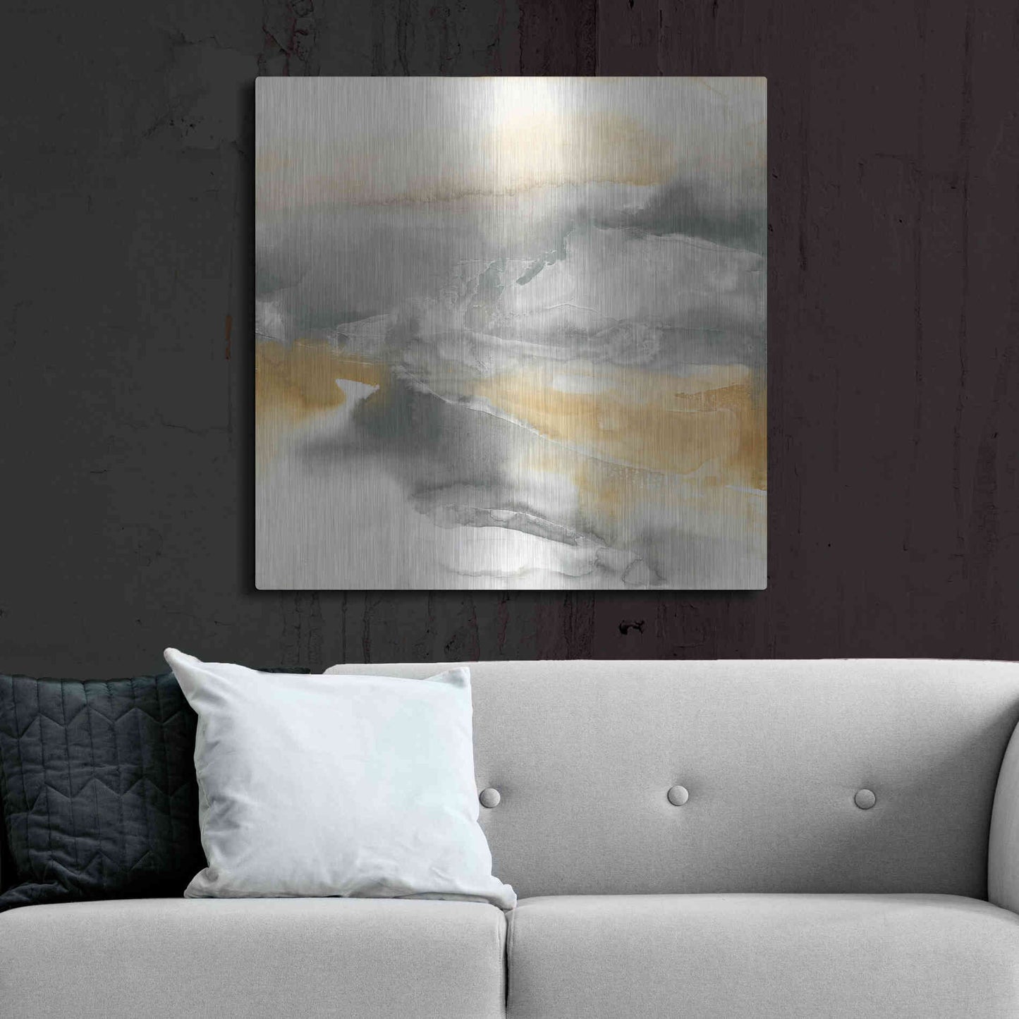 Luxe Metal Art 'Minerals II' by Chris Paschke, Metal Wall Art,36x36