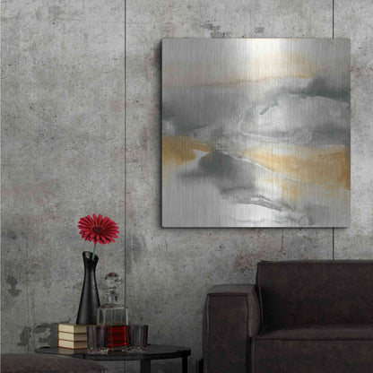 Luxe Metal Art 'Minerals II' by Chris Paschke, Metal Wall Art,36x36