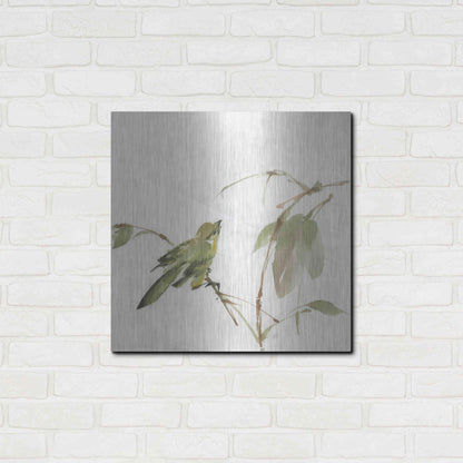 Luxe Metal Art 'Sisken' by Chris Paschke, Metal Wall Art,24x24