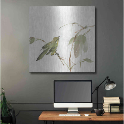 Luxe Metal Art 'Sisken' by Chris Paschke, Metal Wall Art,36x36