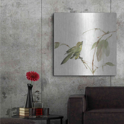 Luxe Metal Art 'Sisken' by Chris Paschke, Metal Wall Art,36x36