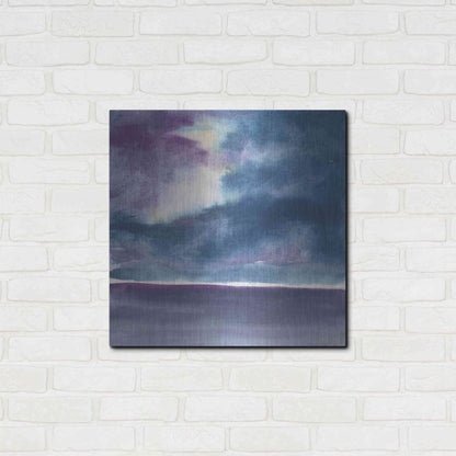 Luxe Metal Art 'The Clouds II' by Chris Paschke, Metal Wall Art,24x24